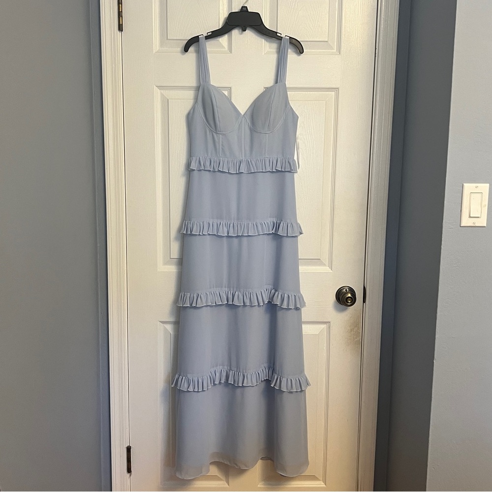 Light Blue Revelry Bridesmaid Dress